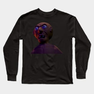 Scared Old Man Long Sleeve T-Shirt